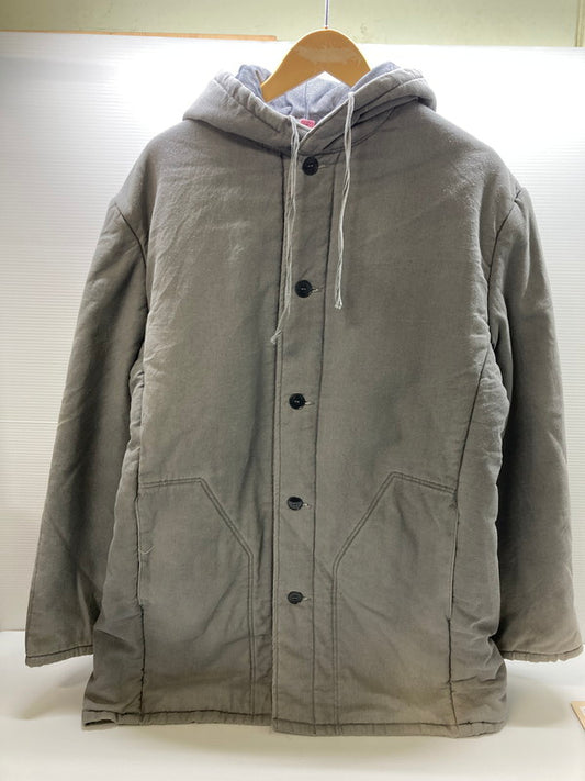 【中古品】【メンズ】 VEB WATTANA 80S GERMANY WORK PADDING HOODED JACKET フーデッドジャケット アウター 146-250928-AS-10-min サイズ：52 カラー：グレー 万代Net店