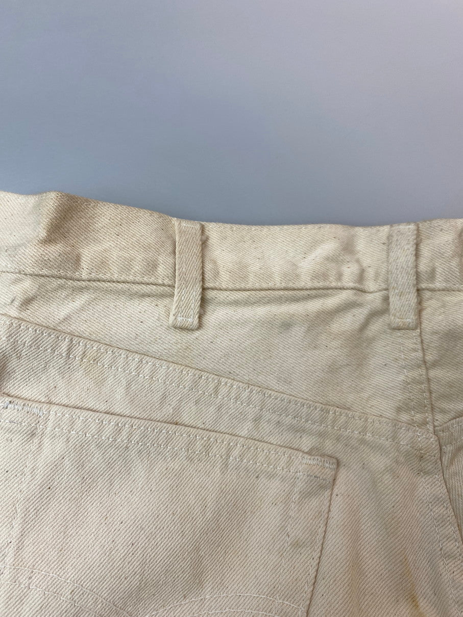 【中古品】【メンズ】 Levi's リーバイス 501 BUTTON FLY STRAIGHT COLOR DENIM PANT 501-0651 ボタンフライ ストレート カラーデニムパンツ ボトムス ジーンズ 157-250930-kk-15-min サイズ：29 カラー：ホワイト 万代Net店