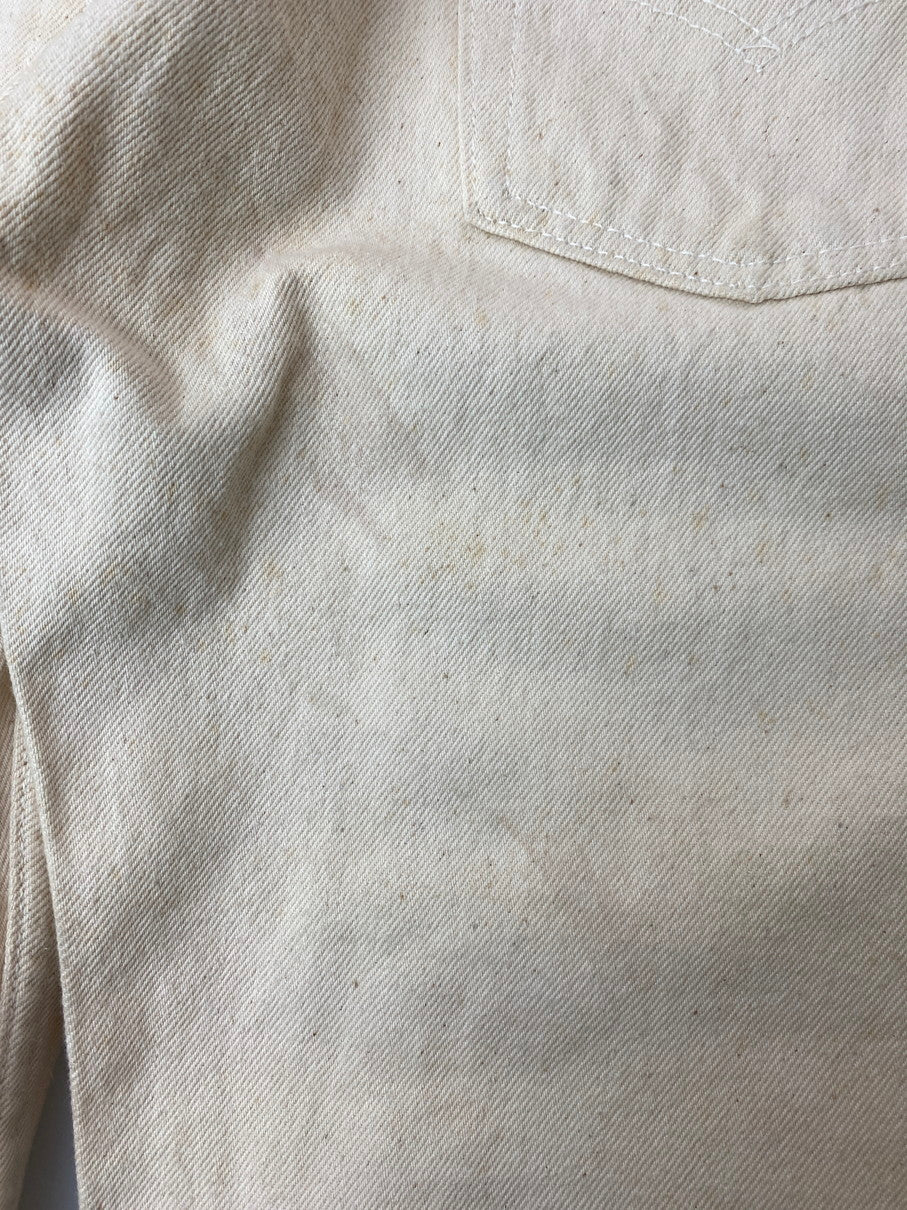 【中古品】【メンズ】 Levi's リーバイス 501 BUTTON FLY STRAIGHT COLOR DENIM PANT 501-0651 ボタンフライ ストレート カラーデニムパンツ ボトムス ジーンズ 157-250930-kk-15-min サイズ：29 カラー：ホワイト 万代Net店