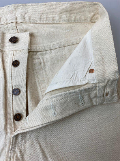 【中古品】【メンズ】 Levi's リーバイス 501 BUTTON FLY STRAIGHT COLOR DENIM PANT 501-0651 ボタンフライ ストレート カラーデニムパンツ ボトムス ジーンズ 157-250930-kk-15-min サイズ：29 カラー：ホワイト 万代Net店