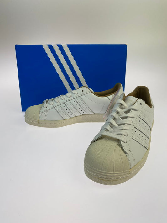 【中古美品】【メンズ/レディース】 adidas アディダス CG3603 SUPERSTAR 80S EDIFICE 靴 シューズ スニーカー SNEAKERS 161-250927-ks-35-min サイズ：25.5cm カラー：ホワイト/ベージュ系 万代Net店