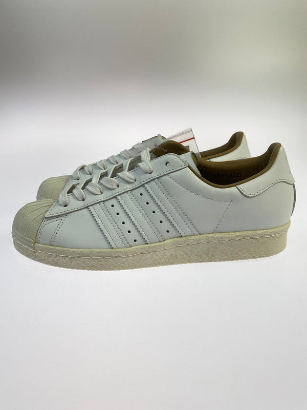 【中古美品】【メンズ/レディース】 adidas アディダス CG3603 SUPERSTAR 80S EDIFICE 靴 シューズ スニーカー SNEAKERS 161-250927-ks-35-min サイズ：25.5cm カラー：ホワイト/ベージュ系 万代Net店