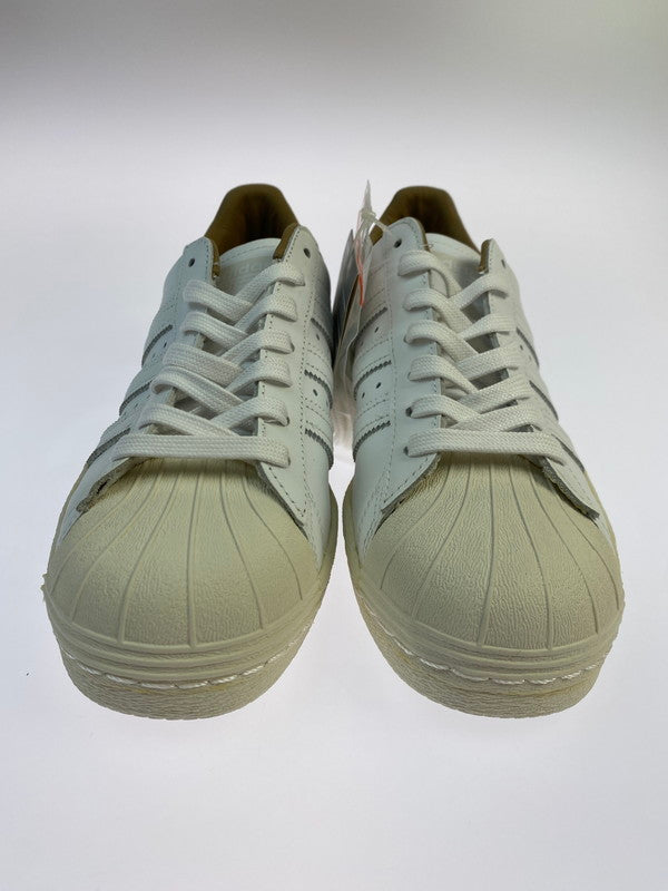 【中古美品】【メンズ/レディース】 adidas アディダス CG3603 SUPERSTAR 80S EDIFICE 靴 シューズ スニーカー SNEAKERS 161-250927-ks-35-min サイズ：25.5cm カラー：ホワイト/ベージュ系 万代Net店