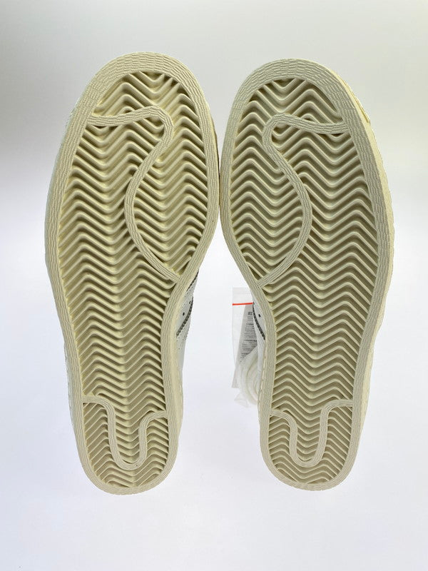 【中古美品】【メンズ/レディース】 adidas アディダス CG3603 SUPERSTAR 80S EDIFICE 靴 シューズ スニーカー SNEAKERS 161-250927-ks-35-min サイズ：25.5cm カラー：ホワイト/ベージュ系 万代Net店