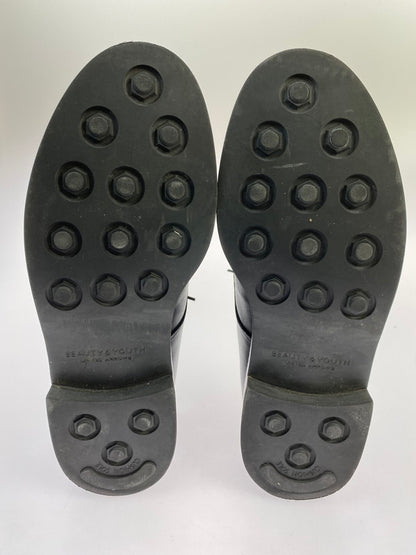 【中古品】【メンズ】 BEAUTY&YOUTH UNITED ARROWS ビューティアンドユースユナイテッドアローズ FRENCH U CHIP SHOES 521022 フレンチ Uチップ シューズ 革靴 ドレスシューズ 164-251008-kk-09-min カラー：BLACK 万代Net店