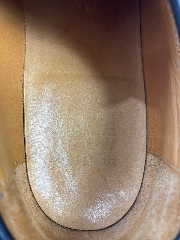 【中古品】【メンズ】 BEAUTY&YOUTH UNITED ARROWS ビューティアンドユースユナイテッドアローズ FRENCH U CHIP SHOES 521022 フレンチ Uチップ シューズ 革靴 ドレスシューズ 164-251008-kk-09-min カラー：BLACK 万代Net店