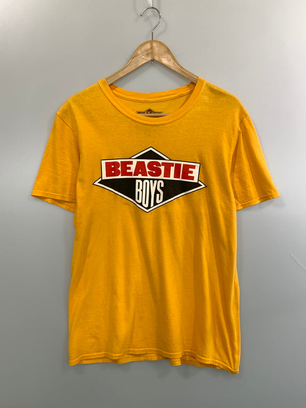 【中古品】【メンズ】 BEASTIE BOYS ビースティ・ボーイズ S S LOGO TEE 半袖Tシャツ ショートスリーブ 146-260719-AS-58-min サイズ：M カラー：イエロー 万代Net店