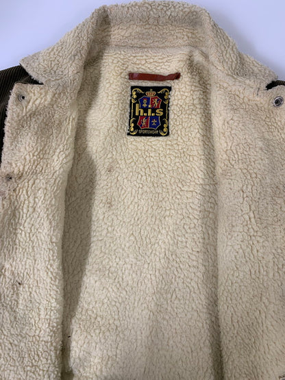 【現状渡し品】【メンズ】 H.I.S 60-70S BOA CORDUROY JACKET ボア コーデュロイ ジャケット 146-250927-ks-54-min カラー：ブラウン系 万代Net店