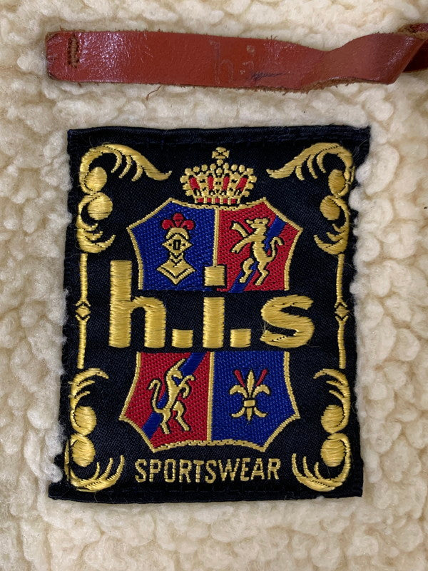 【現状渡し品】【メンズ】 H.I.S 60-70S BOA CORDUROY JACKET ボア コーデュロイ ジャケット 146-250927-ks-54-min カラー：ブラウン系 万代Net店