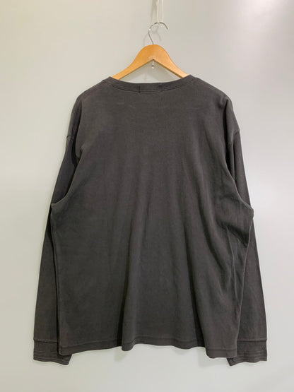 【中古品】【メンズ】 Polo by Ralph Lauren ポロバイラルフローレン 90's HENRY NECK L/S TEE 90年代 ヘンリーネック ロングスリーブ Tシャツ 長袖 トップス 146-251106-kk-41-min サイズ：XL カラー：チャコール 万代Net店