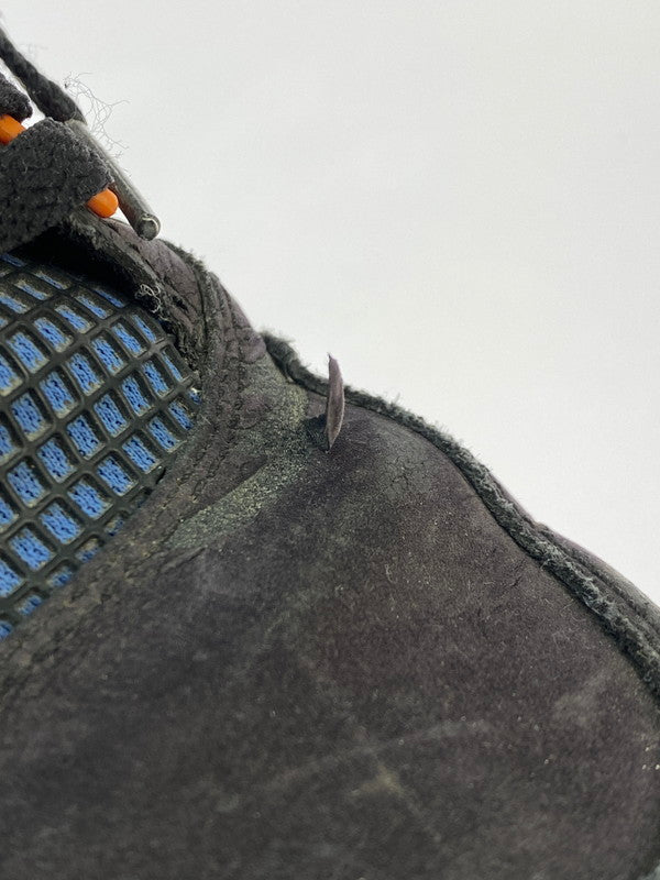 【現状渡し品】【メンズ】 NIKE ナイキ 308497-027 AIR JORDAN 4 RETRO 靴 シューズ スニーカー SNEAKERS 160-250927-ks-33-min サイズ：29cm カラー：BLACK/SAFETY ORANGE-GAME ROYAL 万代Net店