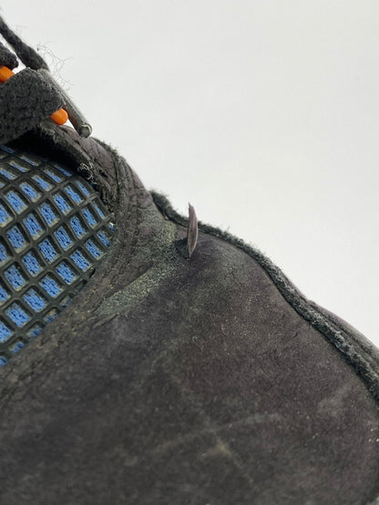 【現状渡し品】【メンズ】 NIKE ナイキ 308497-027 AIR JORDAN 4 RETRO 靴 シューズ スニーカー SNEAKERS 160-250927-ks-33-min サイズ：29cm カラー：BLACK/SAFETY ORANGE-GAME ROYAL 万代Net店