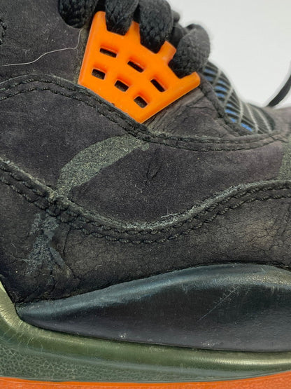 【現状渡し品】【メンズ】 NIKE ナイキ 308497-027 AIR JORDAN 4 RETRO 靴 シューズ スニーカー SNEAKERS 160-250927-ks-33-min サイズ：29cm カラー：BLACK/SAFETY ORANGE-GAME ROYAL 万代Net店