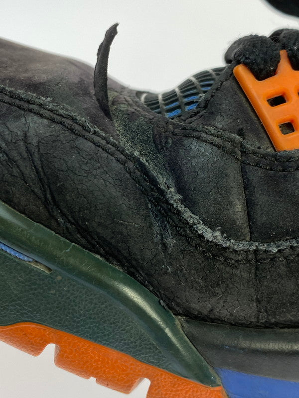 【現状渡し品】【メンズ】 NIKE ナイキ 308497-027 AIR JORDAN 4 RETRO 靴 シューズ スニーカー SNEAKERS 160-250927-ks-33-min サイズ：29cm カラー：BLACK/SAFETY ORANGE-GAME ROYAL 万代Net店