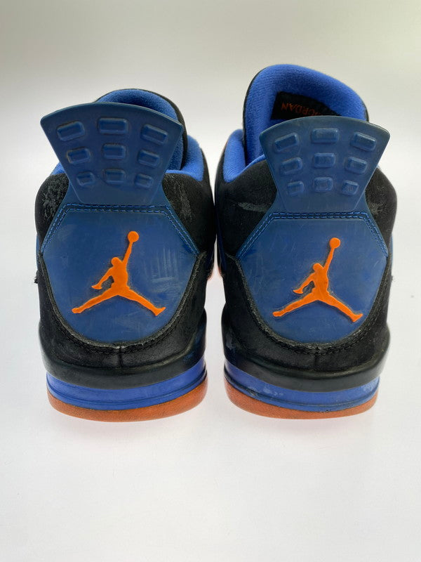 【現状渡し品】【メンズ】 NIKE ナイキ 308497-027 AIR JORDAN 4 RETRO 靴 シューズ スニーカー SNEAKERS 160-250927-ks-33-min サイズ：29cm カラー：BLACK/SAFETY ORANGE-GAME ROYAL 万代Net店