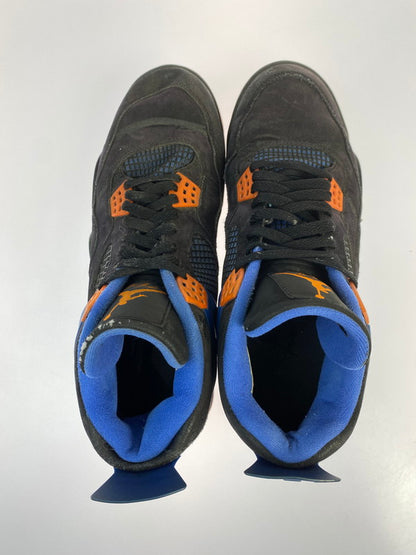 【現状渡し品】【メンズ】 NIKE ナイキ 308497-027 AIR JORDAN 4 RETRO 靴 シューズ スニーカー SNEAKERS 160-250927-ks-33-min サイズ：29cm カラー：BLACK/SAFETY ORANGE-GAME ROYAL 万代Net店