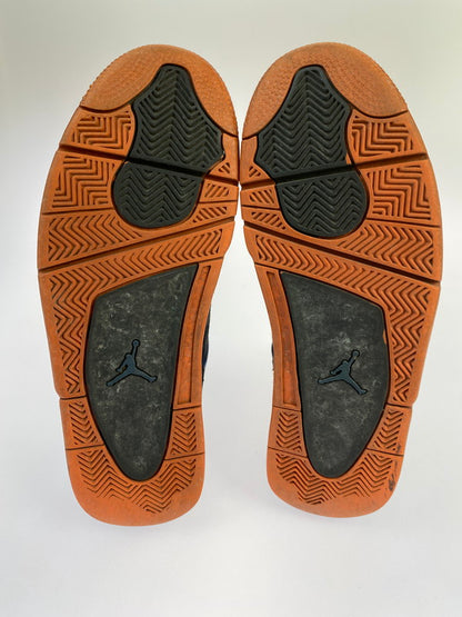 【現状渡し品】【メンズ】 NIKE ナイキ 308497-027 AIR JORDAN 4 RETRO 靴 シューズ スニーカー SNEAKERS 160-250927-ks-33-min サイズ：29cm カラー：BLACK/SAFETY ORANGE-GAME ROYAL 万代Net店