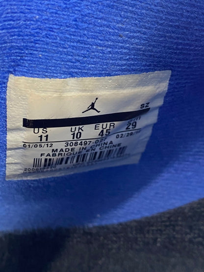 【現状渡し品】【メンズ】 NIKE ナイキ 308497-027 AIR JORDAN 4 RETRO 靴 シューズ スニーカー SNEAKERS 160-250927-ks-33-min サイズ：29cm カラー：BLACK/SAFETY ORANGE-GAME ROYAL 万代Net店