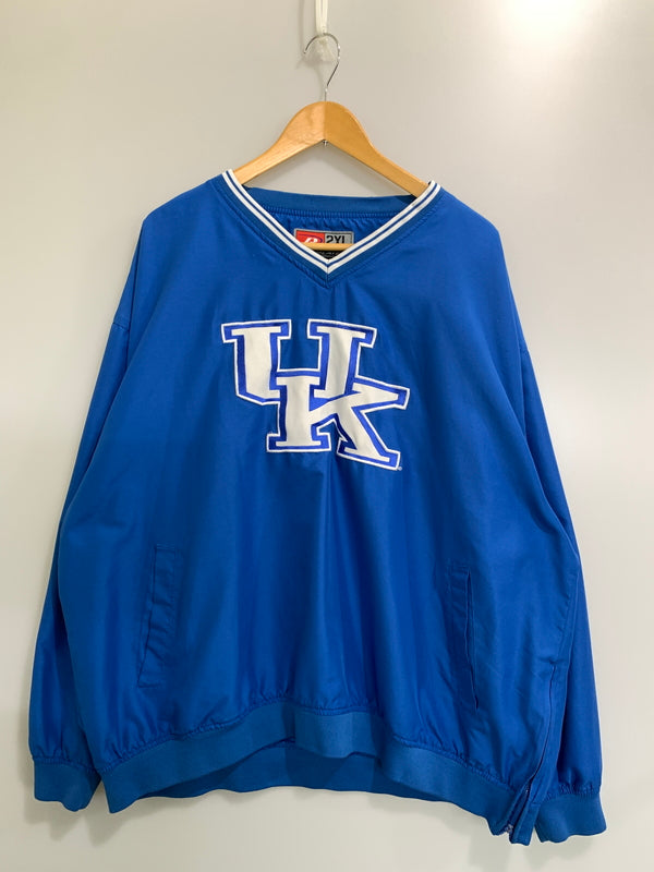 【現状渡し品】【メンズ】 PRO PLAYER プロプレイヤー UK 刺しゅうLOGO PULLOVER ロゴ プルオーバー 146-260729-AS-22-min サイズ：2XL カラー：ブルー/ホワイト 万代Net店