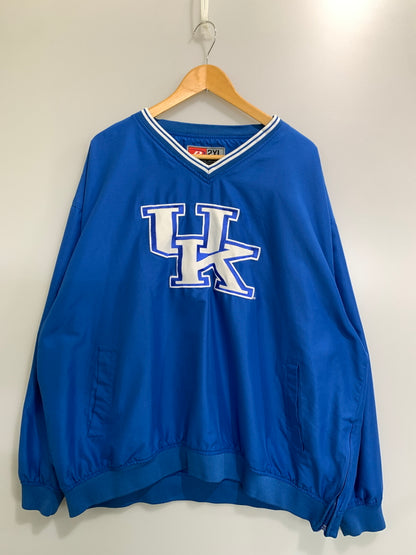 【現状渡し品】【メンズ】 PRO PLAYER プロプレイヤー UK 刺しゅうLOGO PULLOVER ロゴ プルオーバー 146-260729-AS-22-min サイズ：2XL カラー：ブルー/ホワイト 万代Net店