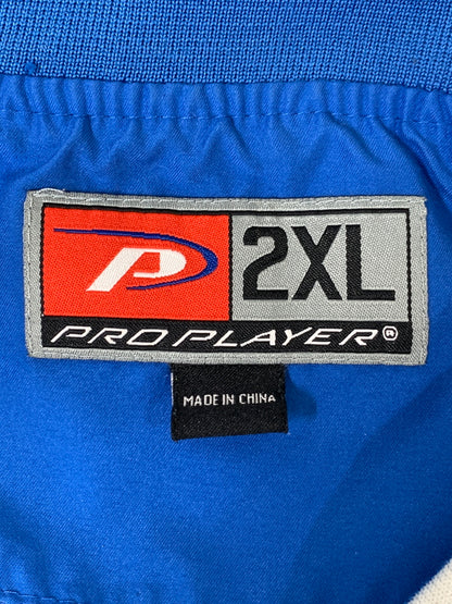 【現状渡し品】【メンズ】 PRO PLAYER プロプレイヤー UK 刺しゅうLOGO PULLOVER ロゴ プルオーバー 146-260729-AS-22-min サイズ：2XL カラー：ブルー/ホワイト 万代Net店