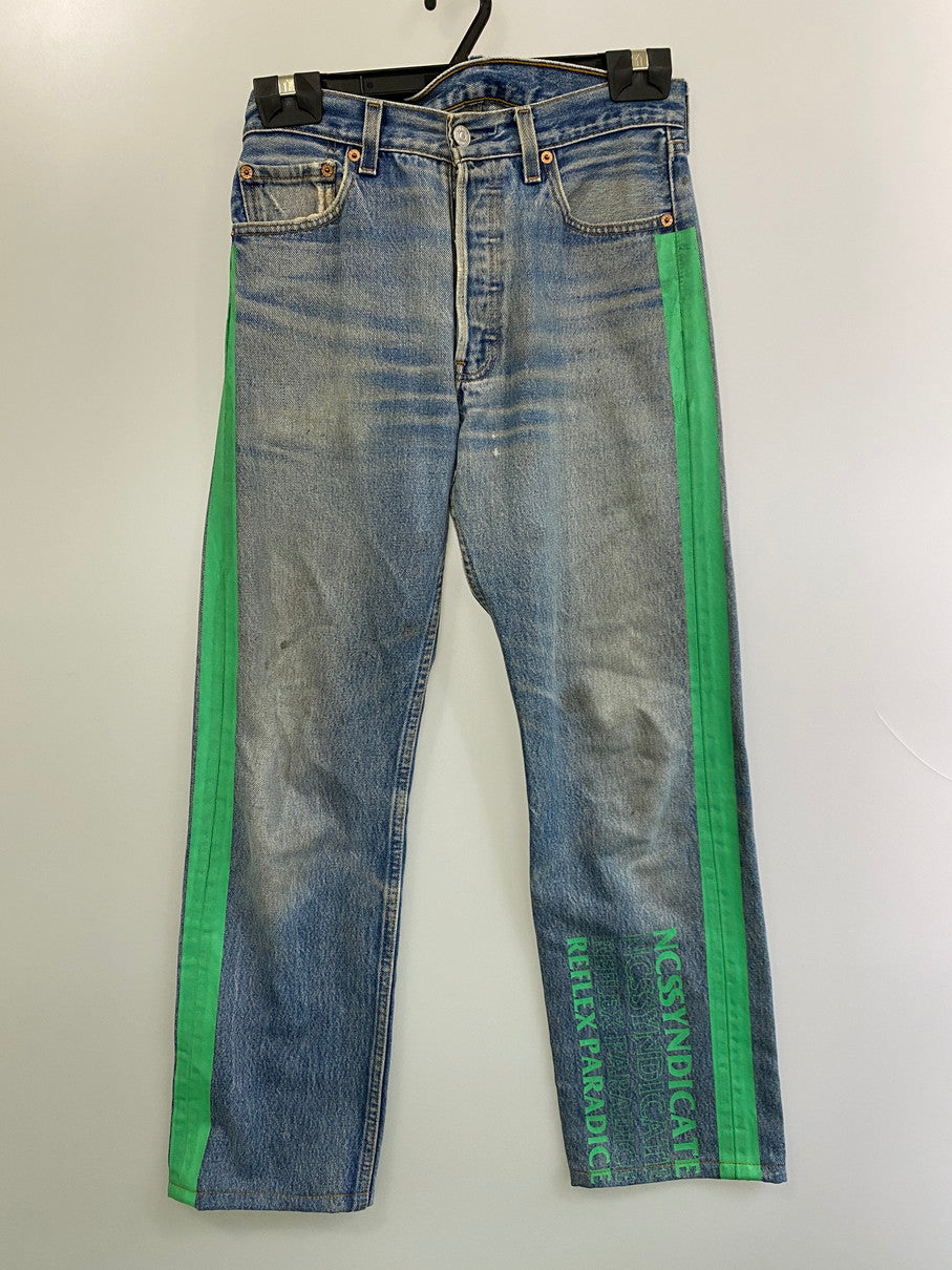 【中古品】【メンズ】 Levi's リーバイス 501 DENIM PANTS デニムパンツ 00年8月製造 190刻印 メキシコ製 ボトムス 157-251022-yn-13-min サイズ：W30 L34 カラー：インディゴ 万代Net店