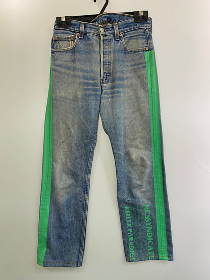 【中古品】【メンズ】 Levi's リーバイス 501 DENIM PANTS デニムパンツ 00年8月製造 190刻印 メキシコ製 ボトムス 157-251022-yn-13-min サイズ：W30 L34 カラー：インディゴ 万代Net店