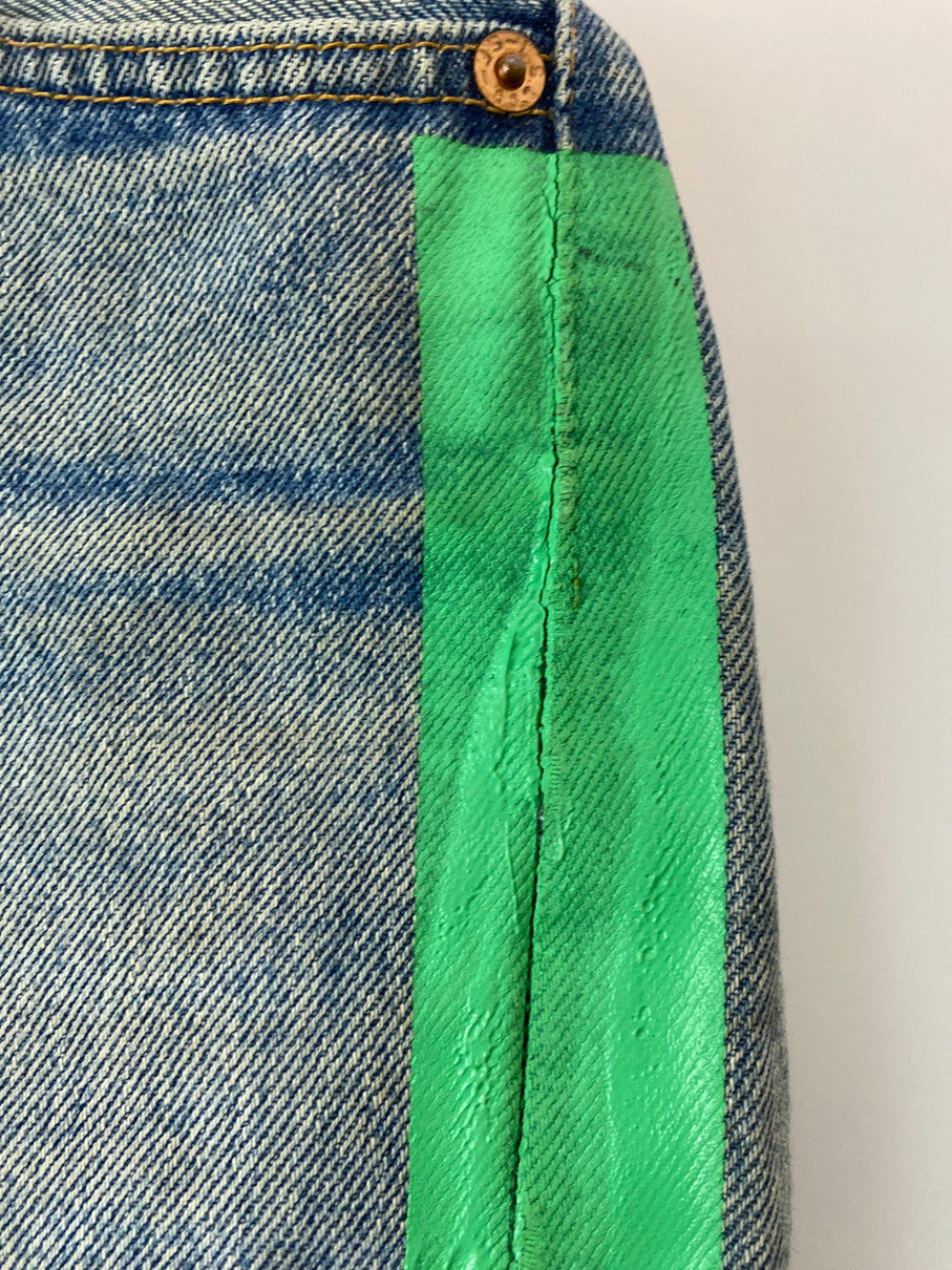 【中古品】【メンズ】 Levi's リーバイス 501 DENIM PANTS デニムパンツ 00年8月製造 190刻印 メキシコ製 ボトムス 157-251022-yn-13-min サイズ：W30 L34 カラー：インディゴ 万代Net店