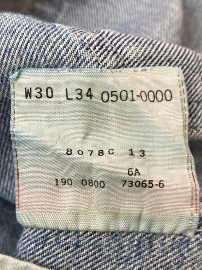 【中古品】【メンズ】 Levi's リーバイス 501 DENIM PANTS デニムパンツ 00年8月製造 190刻印 メキシコ製 ボトムス 157-251022-yn-13-min サイズ：W30 L34 カラー：インディゴ 万代Net店