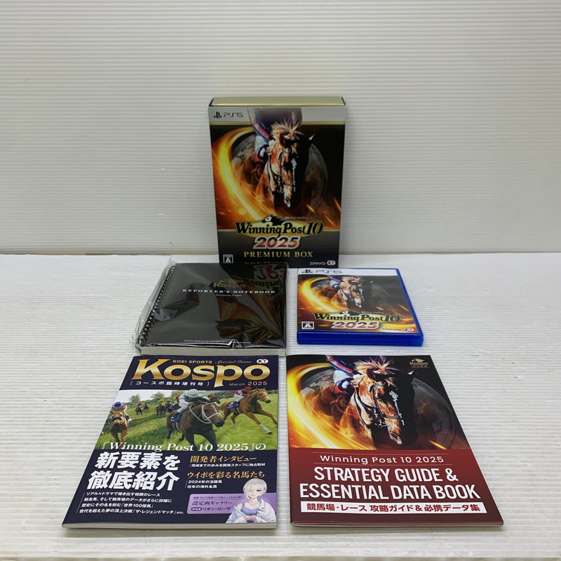 【中古品】 PlayStation5 Winning Post 10 2025 PREMIUM BOX CERO区分:A ゲームソフト ゲーム 026-251004-kk-3-min 万代Net店