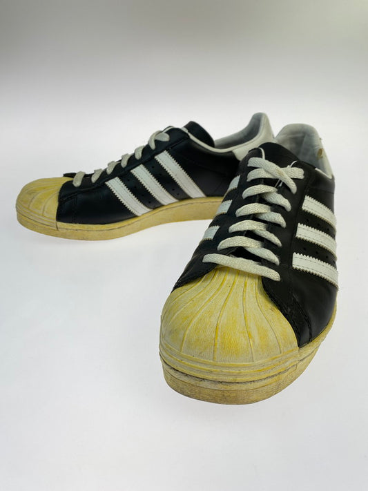 【現状渡し品】【メンズ】 adidas アディダス × MITA SNEAKERS ミタスニーカーズ 別注 コラボ SUPER STAR 80's MITA Q21662 スーパースター エイティース ミタ スニーカー 靴 161-251002-kk-31-min カラー：BLACK WHITE 万代Net店