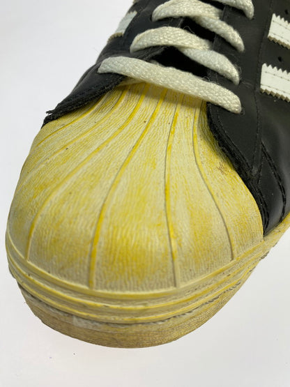 【現状渡し品】【メンズ】 adidas アディダス × MITA SNEAKERS ミタスニーカーズ 別注 コラボ SUPER STAR 80's MITA Q21662 スーパースター エイティース ミタ スニーカー 靴 161-251002-kk-31-min カラー：BLACK WHITE 万代Net店