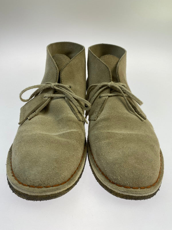 【中古品】【メンズ】 Clarks クラークス DESERT BOOT 11826 デザートブーツ 靴 チャッカブーツ 165-251008-kk-15-min カラー：ベージュ 万代Net店