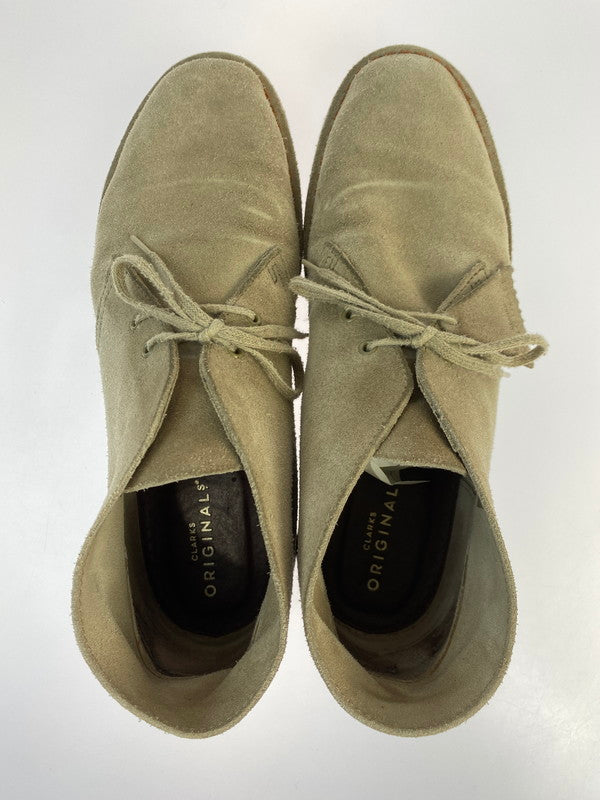 【中古品】【メンズ】 Clarks クラークス DESERT BOOT 11826 デザートブーツ 靴 チャッカブーツ 165-251008-kk-15-min カラー：ベージュ 万代Net店