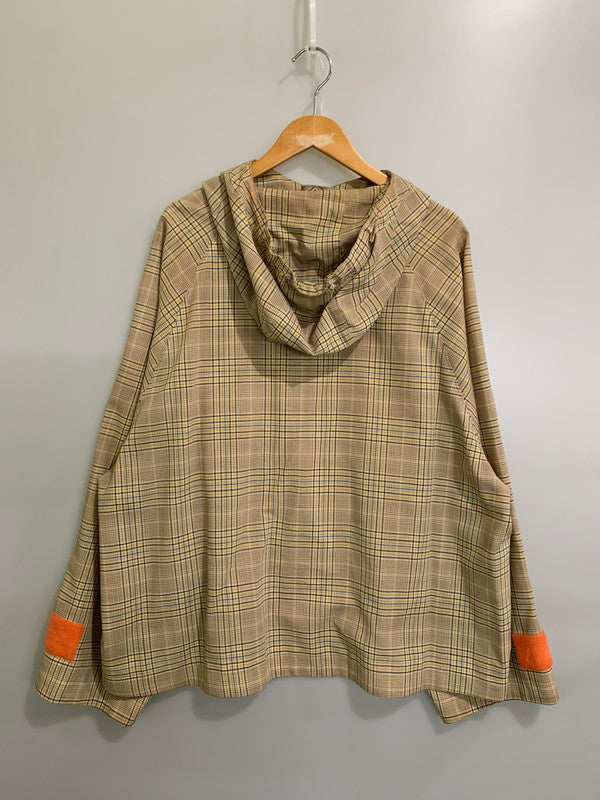 【中古品】【メンズ】 Name. ネーム NMJK-19SS-010 WOOL NYLON PLAID ANORAK ウールナイロンプレイドアノラック 140-250927-ks-55-min サイズ：1 カラー：ベージュ系 万代Net店