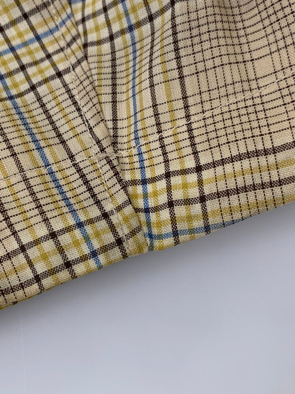 【中古品】【メンズ】 Name. ネーム NMJK-19SS-010 WOOL NYLON PLAID ANORAK ウールナイロンプレイドアノラック 140-250927-ks-55-min サイズ：1 カラー：ベージュ系 万代Net店