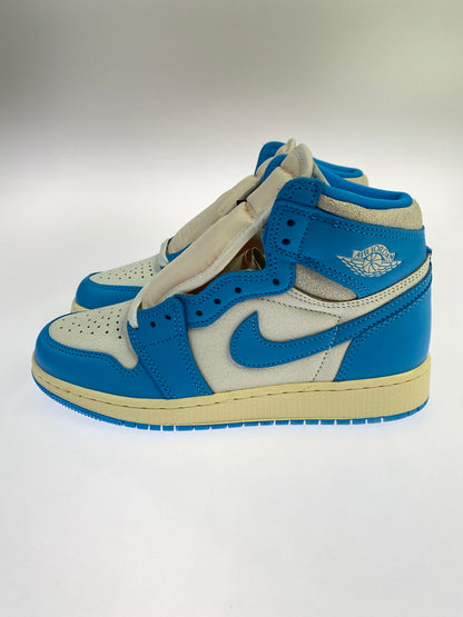 【未使用品】【レディース】 NIKE ナイキ AIR JORDAN 1 RETRO HIGH OG GS UNC REIMAGINED FD1437-402 エア ジョーダン 1 レトロ ハイ オリジナル リイマジンド スニーカー 靴 166-251002-kk-19-min カラー：DARK POWDER BLUE/SAIL 万代Net店