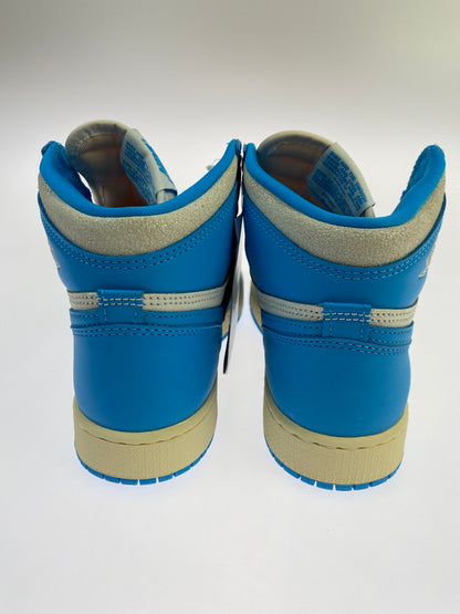 【未使用品】【レディース】 NIKE ナイキ AIR JORDAN 1 RETRO HIGH OG GS UNC REIMAGINED FD1437-402 エア ジョーダン 1 レトロ ハイ オリジナル リイマジンド スニーカー 靴 166-251002-kk-19-min カラー：DARK POWDER BLUE/SAIL 万代Net店