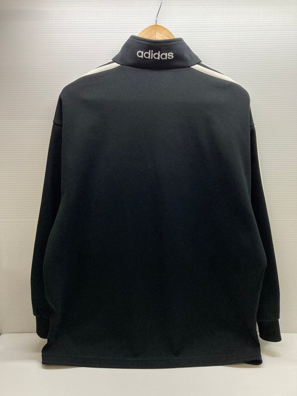 【中古品】【メンズ】 adidas アディダス 80~90S AD-2711 TRACK JACKET トラックジャケット ライトアウター 148-250928-AS-9-min サイズ：L カラー：ブラック/ホワイト 万代Net店