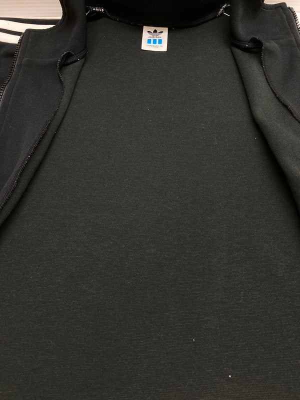 【中古品】【メンズ】 adidas アディダス 80~90S AD-2711 TRACK JACKET トラックジャケット ライトアウター 148-250928-AS-9-min サイズ：L カラー：ブラック/ホワイト 万代Net店