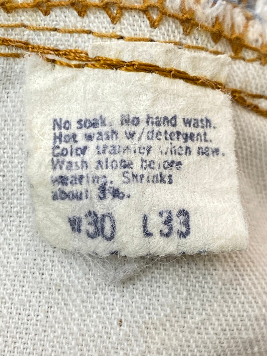 【中古品】【メンズ】 Levi's リーバイス 80's 505 DENIM PANTS 505-0217 VINTAGE 80年代 505 デニムパンツ ボトムス ジーンズ ボタン裏 刻印5 ヴィンテージ 66後期 157-250930-kk-16-min サイズ：30 カラー：インディゴ 万代Net店