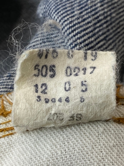 【中古品】【メンズ】 Levi's リーバイス 80's 505 DENIM PANTS 505-0217 VINTAGE 80年代 505 デニムパンツ ボトムス ジーンズ ボタン裏 刻印5 ヴィンテージ 66後期 157-250930-kk-16-min サイズ：30 カラー：インディゴ 万代Net店