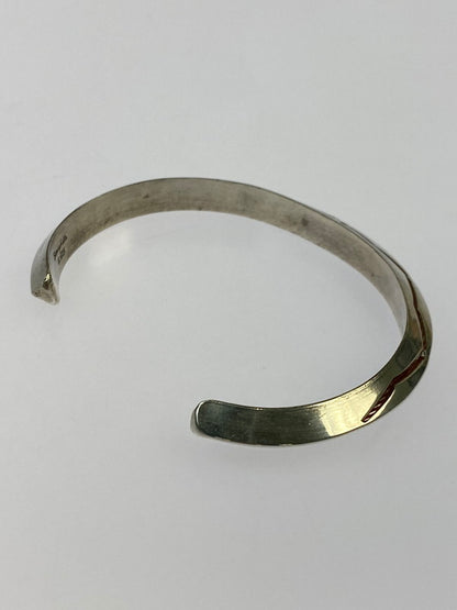 【中古品】【メンズ/レディース】 NAVAJO ナバホ SANDYBALLS STERLING TAHE スターリング バングル ヴィンテージバングル ブレスレット ナバホ族 191-251014-em-02-min カラー：シルバー 万代Net店