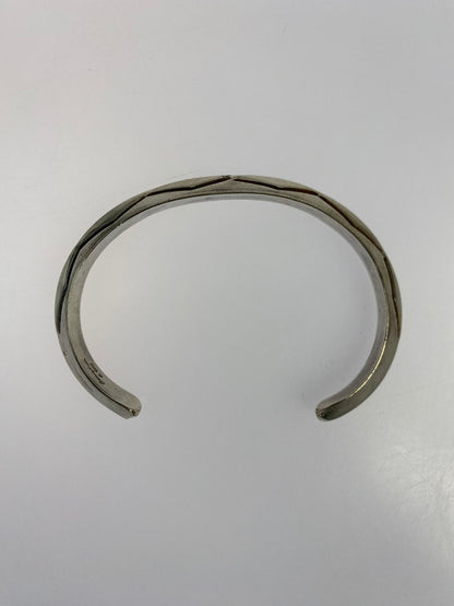 【中古品】【メンズ/レディース】 NAVAJO ナバホ SANDYBALLS STERLING TAHE スターリング バングル ヴィンテージバングル ブレスレット ナバホ族 191-251014-em-02-min カラー：シルバー 万代Net店