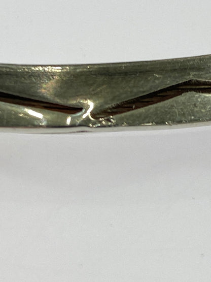 【中古品】【メンズ/レディース】 NAVAJO ナバホ SANDYBALLS STERLING TAHE スターリング バングル ヴィンテージバングル ブレスレット ナバホ族 191-251014-em-02-min カラー：シルバー 万代Net店