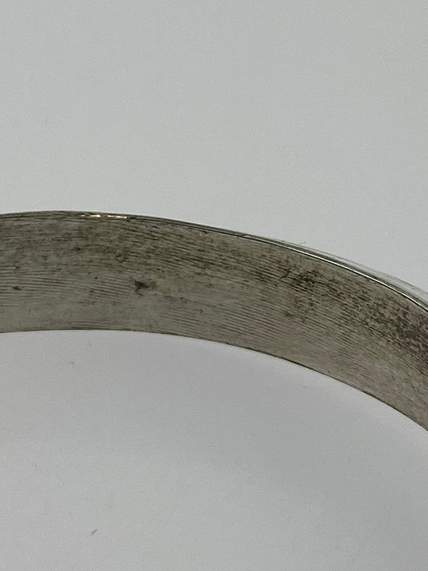 【中古品】【メンズ/レディース】 NAVAJO ナバホ SANDYBALLS STERLING TAHE スターリング バングル ヴィンテージバングル ブレスレット ナバホ族 191-251014-em-02-min カラー：シルバー 万代Net店