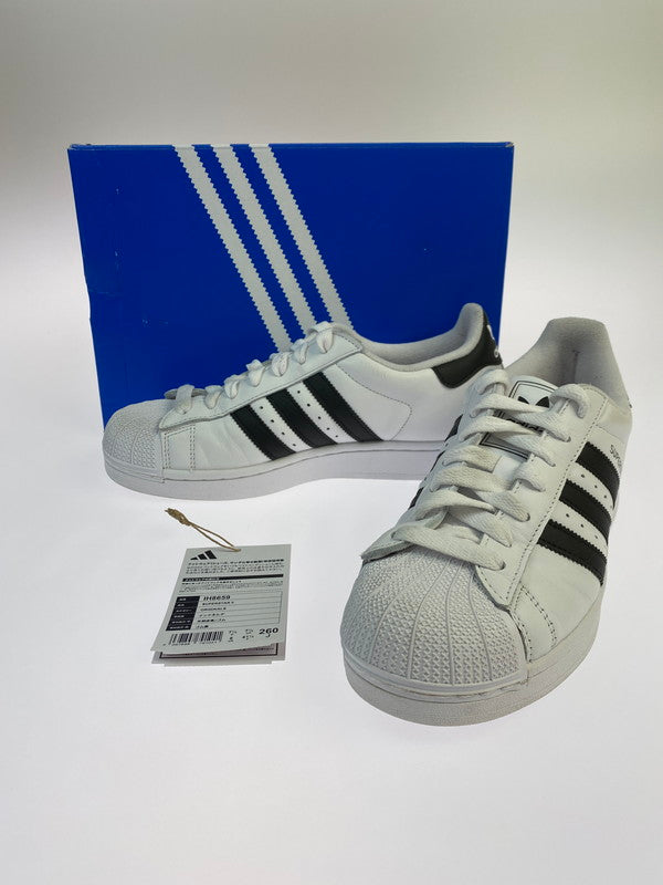 【中古品】【メンズ】 adidas アディダス IH8659 SUPERSTAR II 靴 シューズ スニーカー SNEAKERS 161-250927-ks-36-min サイズ：26cm カラー：ホワイト/ブラック 万代Net店