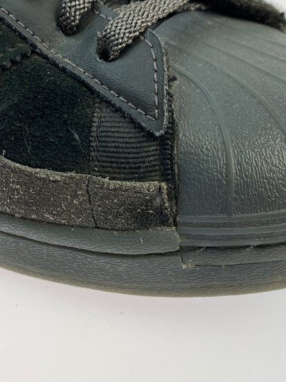 【現状渡し品】【メンズ】 adidas アディダス SUPERSTAR SMOOTH LEATHER AND SUEDE FX5564 スーパースター スムーズ レザー アンド スウェード スニーカー 靴 161-251002-kk-32-min カラー：CORE BLACK/CORE BLACK-DUST PURPLE 万代Net店