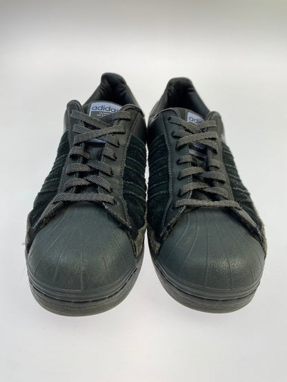 【現状渡し品】【メンズ】 adidas アディダス SUPERSTAR SMOOTH LEATHER AND SUEDE FX5564 スーパースター スムーズ レザー アンド スウェード スニーカー 靴 161-251002-kk-32-min カラー：CORE BLACK/CORE BLACK-DUST PURPLE 万代Net店