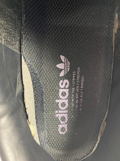 【現状渡し品】【メンズ】 adidas アディダス SUPERSTAR SMOOTH LEATHER AND SUEDE FX5564 スーパースター スムーズ レザー アンド スウェード スニーカー 靴 161-251002-kk-32-min カラー：CORE BLACK/CORE BLACK-DUST PURPLE 万代Net店